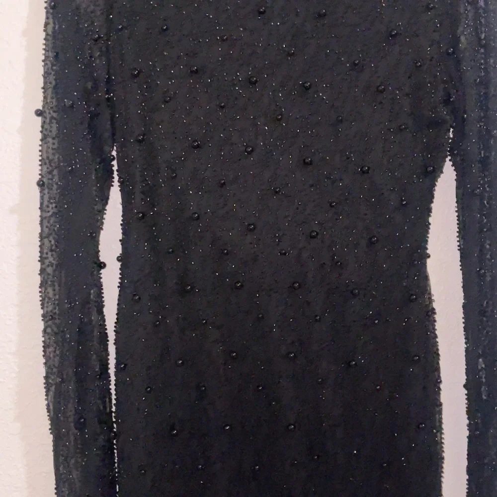 Elegant Black Lace Dress - Picture 8 of 8